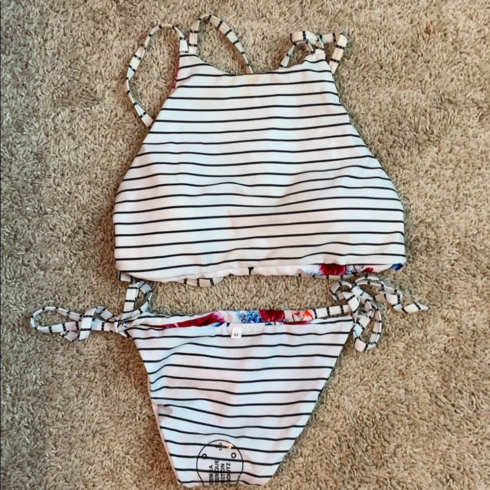 Reversible Bikini! bottoms NWT, top slightly worn